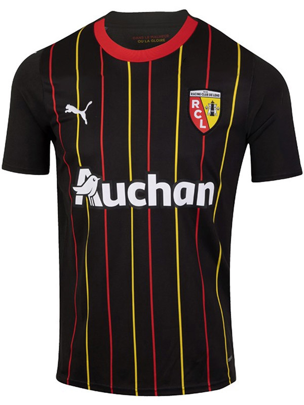RC Lens maglia da trasferta uniforme da calcio da uomo seconda maglia da calcio per abbigliamento sportivo 2023-2024